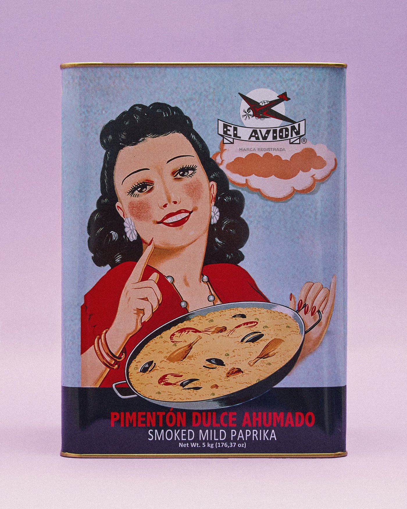 Boîte Décorative Vintage Grand Format Paprika Doux Fumé